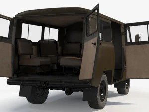 уаз 2206 3D Модель