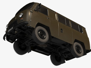 uaz 2206 Modelo 3D
