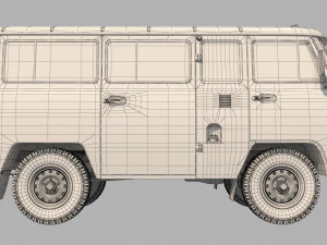уаз 2206 3D Модель