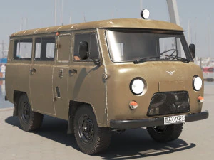 уаз 2206 3D Модель