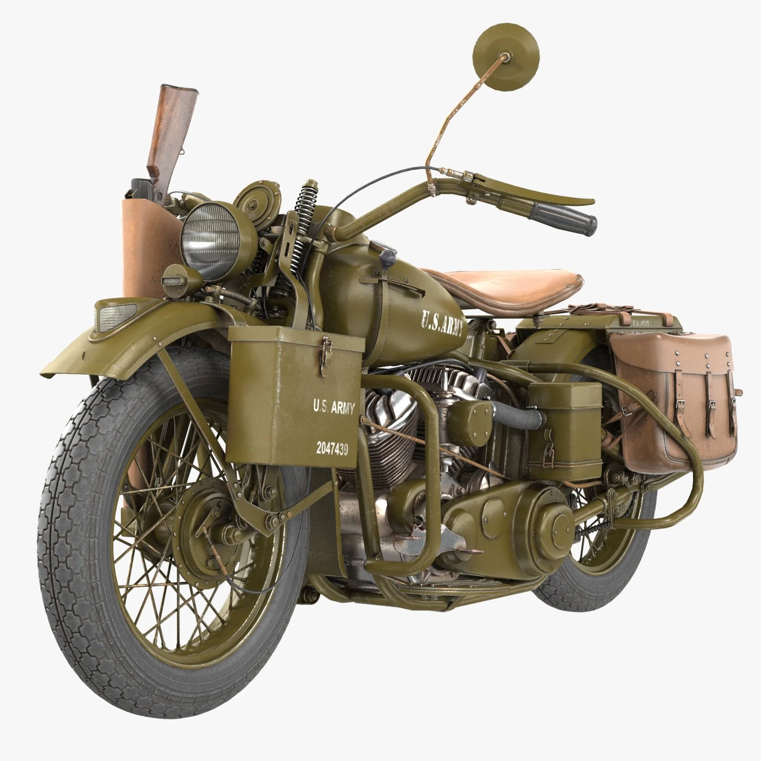 harley davidson 3D Model .c4d .max .obj .3ds .fbx .stl .blend 