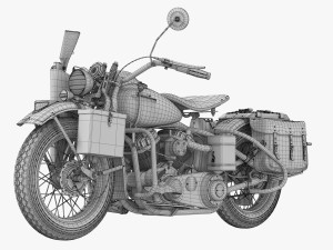 harley davidson Model 3D