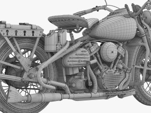 harley davidson Model 3D
