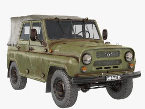 uaza 469 Model 3D