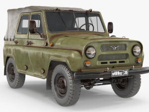 uaz 469 Modelo 3D