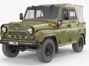 uaz 469 Modelo 3D
