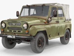 uaz 469 3D Model