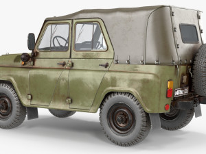 uaz 469 Modelo 3D