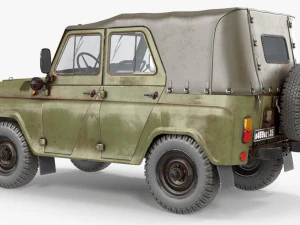 uaz 469 3D Model