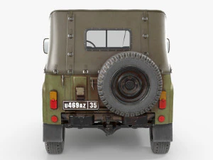uaz 469 3D Model