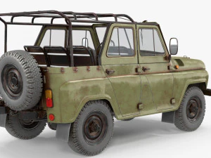 uaz 469 3D Model