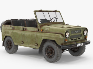 uaz 469 Modelo 3D
