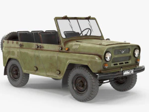 uaz 469 3D Model