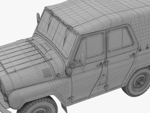 uaz 469 3D Model