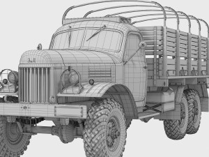 zil 157 Modelo 3D