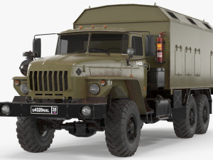 ural 4320 Modello 3D