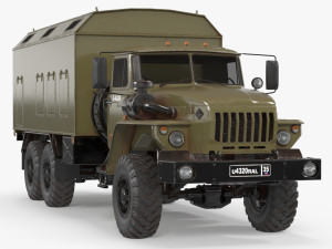 ural 4320 Modello 3D
