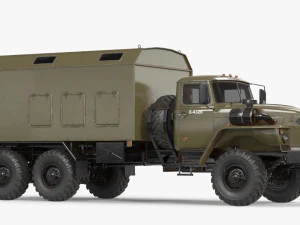 Ural 4320 Modello 3D