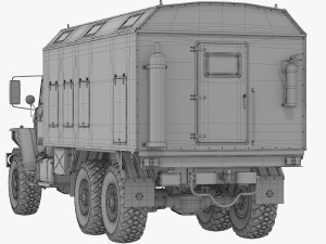 ural 4320 Modello 3D