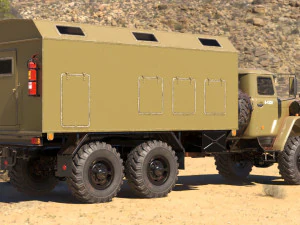 Ural 4320 Modello 3D