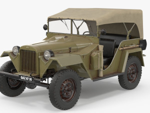 gaz 67 3D Model