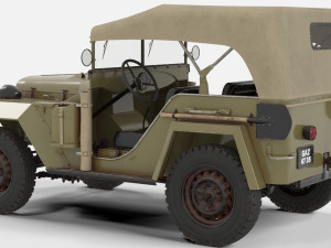 gaz 67 3D Model