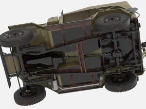 gaz 67 3D Model