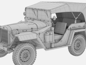 gaz 67 3D Model
