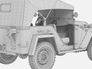 gaz 67 3D Model