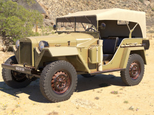 gaz 67 3D Model