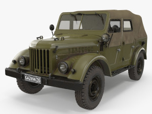 gaz 69 3D Model