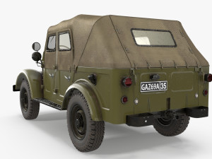 gaz 69 3D Model