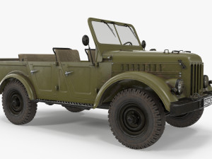 gaz 69 3D Model