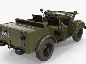 gaz 69 3D Model
