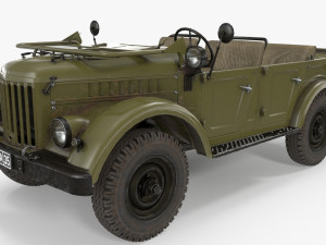 gaz 69 3D Model
