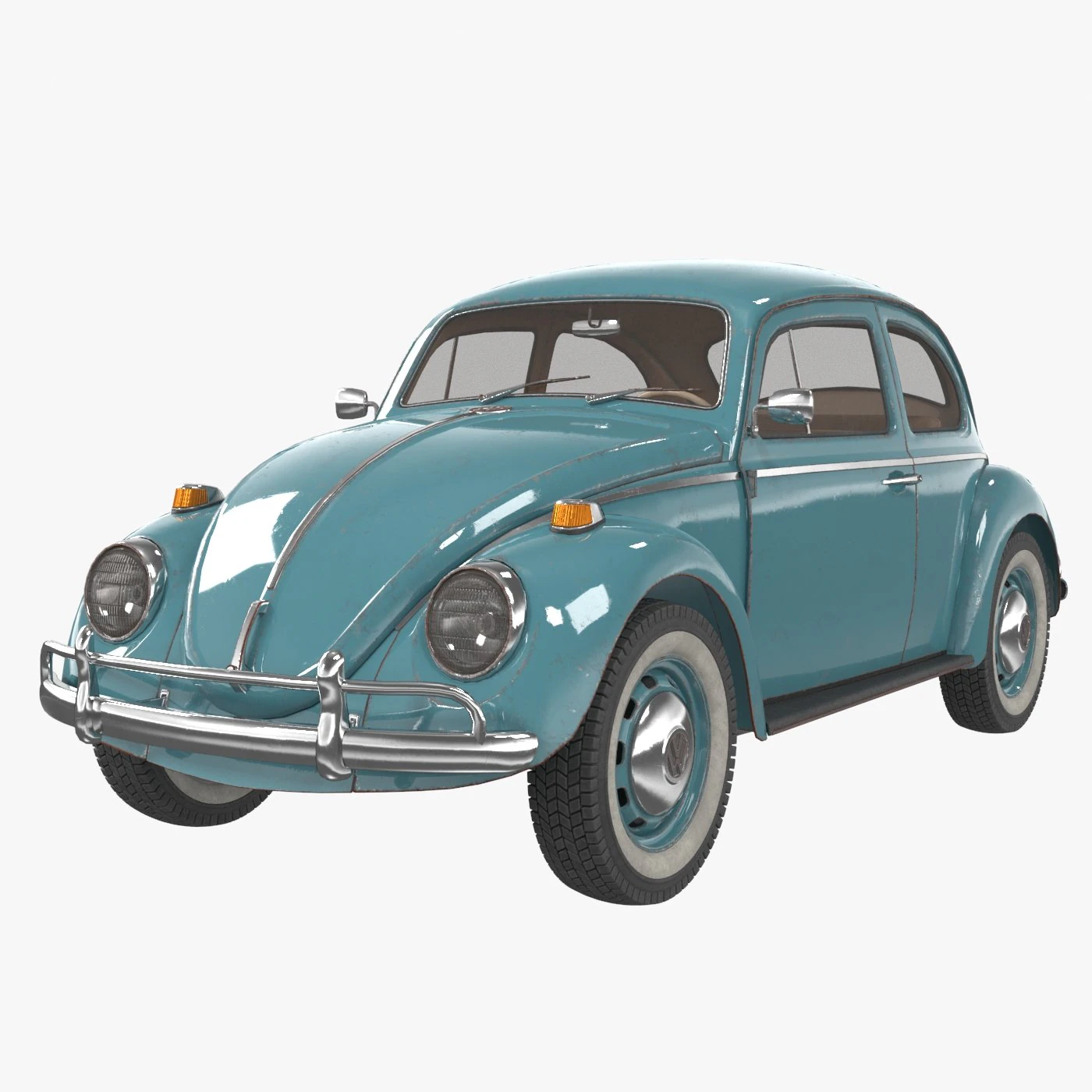 volkswagen beetle 3D Model .c4d .max .obj .3ds .fbx .stl .blend
