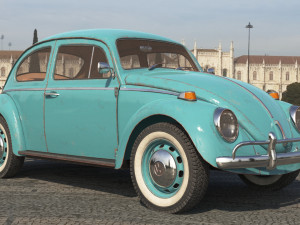 volkswagen beetle Modello 3D
