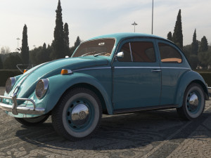volkswagen beetle Modello 3D