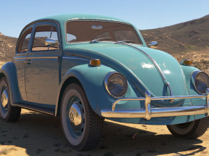 volkswagen beetle Modello 3D