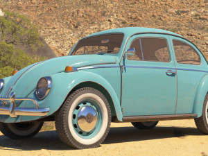 volkswagen beetle Modello 3D
