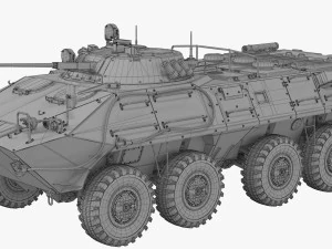 btr 90 Model 3D