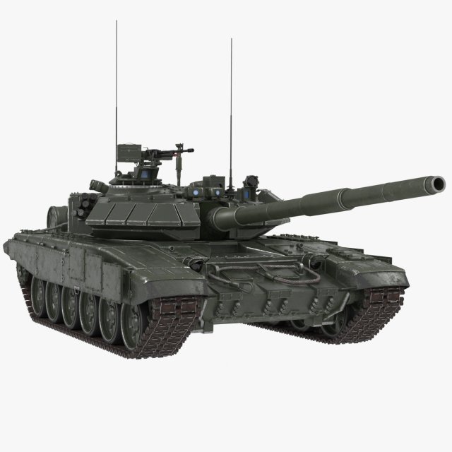 tank t 90 Modelo 3D .c4d .max .obj .3ds .fbx .stl .blend 