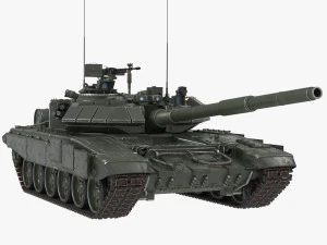 tanque t 90 Modelo 3D