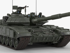 tank t 90 Modelo 3D