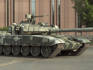 tank t 90 khaki 3D Model