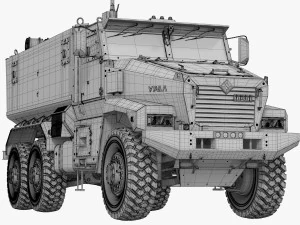 ural typhoon 3D Model