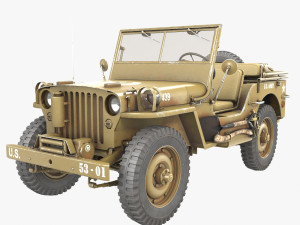 jeep willys mb 3D Model
