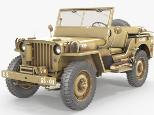 jeep willys mb 3D Model