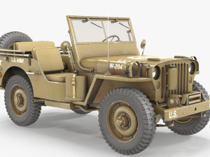 jeep willys mb 3D Model