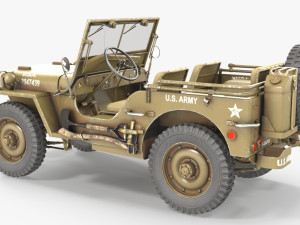 jeep willys mb 3D Model